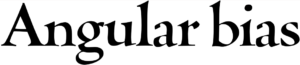 Angular bias visible in second-attempt bold