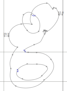 This is what happens when interpolating if the contours of the two glyphs aren't in the same order.